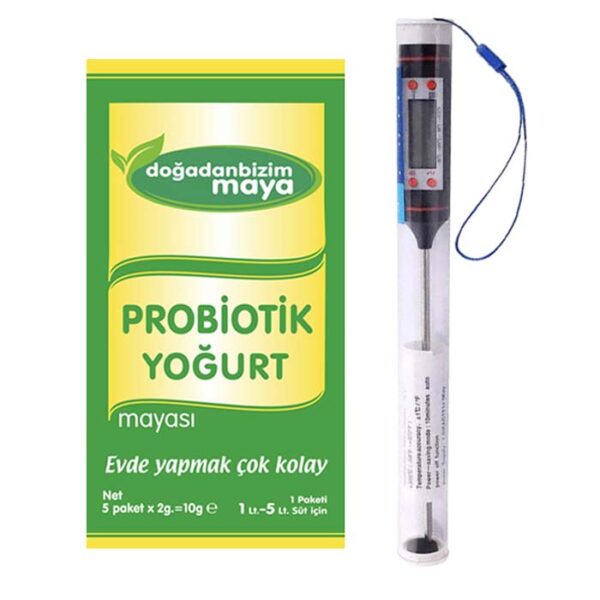 Doğadan Bizim Probiyotik Yoğurt Mayası Gıda Termometresi