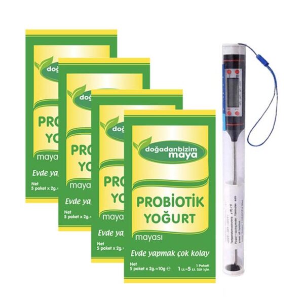 Doğadan Bizim Probiyotik Yoğurt Mayası Gıda Termometresi